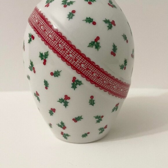 Vintage Himark Holidays Christmas Vase 5.5 Inch Tall Made in Japan - Picture 13 of 16